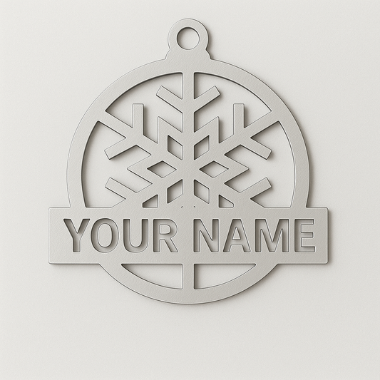Snowflake Name Ornament