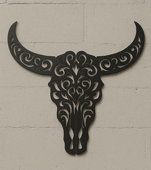 Cow Skull Desert Style