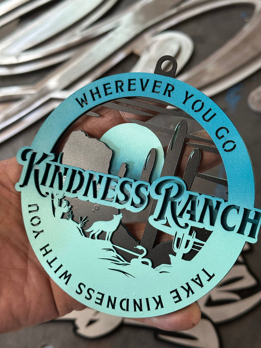 Custom Metal Signs — 2-Layer Premium