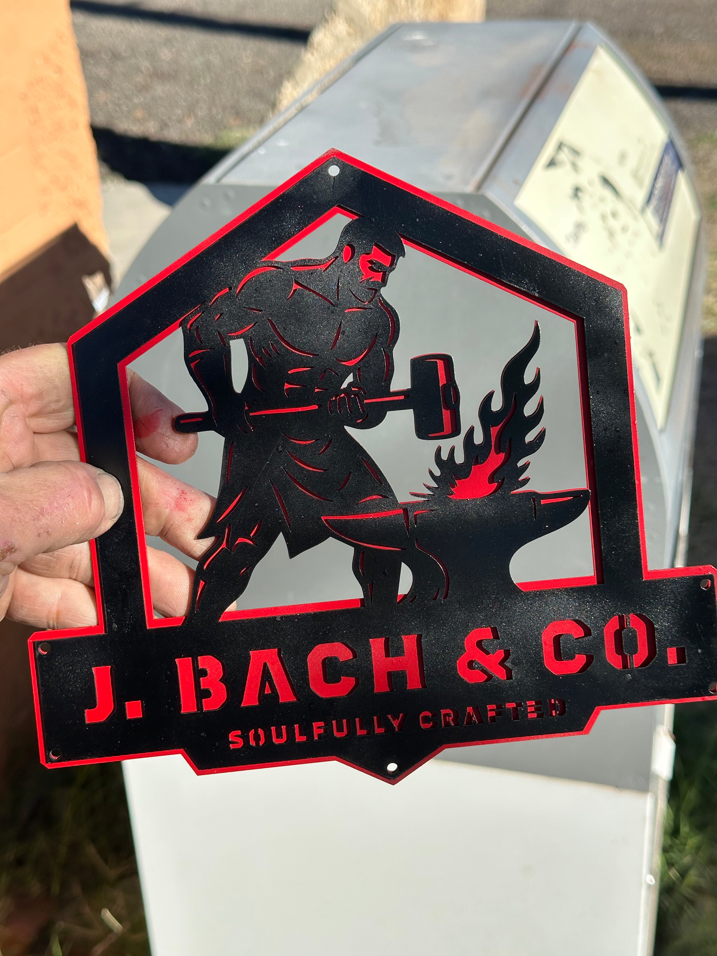 Custom Metal Signs — 2-Layer Premium