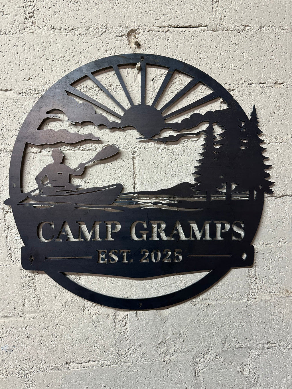 Custom Metal Signs — Single Layer
